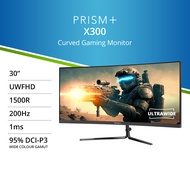 PRISM+ X300 | 30" UWFHD Ultrawide 200Hz Curved Gaming Monitor