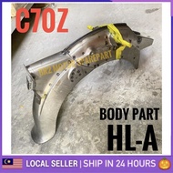C70Z BODY PART BESI BADAN MOTOR HALF 1/2 BESI BODY BADAN C70 Z REAR FENDER REAR EKOR MUDGUARD BELAKA