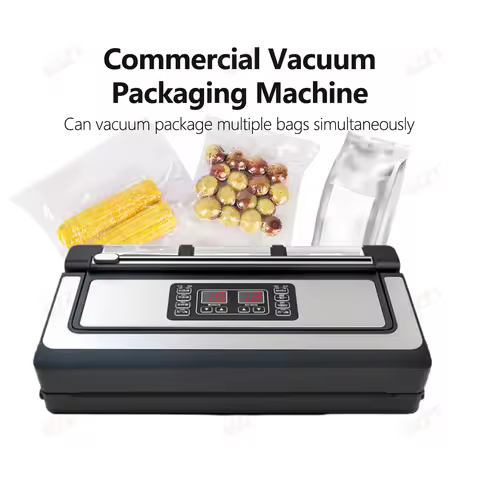 GZZT 42cm Vacuum Sealer Machine Vacuum Packaging Machine with 90KPa Seal for Dry & Wet Function Cont