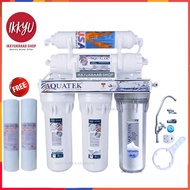 AQUATEK UF 0.01 Micron POST USA เครื่องกรองน้ำดื่ม 5 ขั้นตอน ฟรี PP AQUATEK 1 Micron 2 ชิ้น