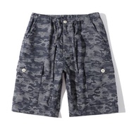 Incense Harbour 日系迷彩牛仔工裝短褲