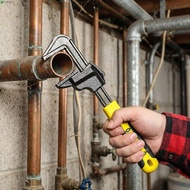 NEEDWAY Adjustable Hand Wrench, Large Opening Adjustable Multi-function Spanner, Pipe Spanner 65 mm 