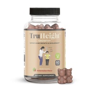 TruHeight Growth Gummies (Watermelon)  Growth & Development Supplement for Kids & Teens - Endorsed b