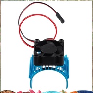 For  A959-B 144001 124019 RC Car Aluminum Alloy Motor Heatsink Cover with Cooling Fan for 540 550 36