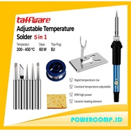 Taffware TH60 Soldering Iron Kit 60W Soldering Iron Adjustable Temperature 5 in 1 - 60W Portable Sol