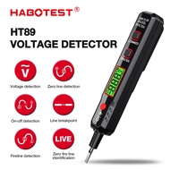 HABOTEST HT89 Pen Type AC Voltage Detector NCV 12~300V Voltage Tester For Live/Null Wire With Flashl