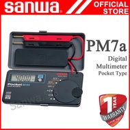 Sanwa PM7a Pocket Size Digital Multimeter DMM with Integrated Protective Case