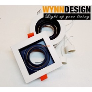 Wynn Design Eyeball Casing Only Single Holder Black&amp;White Designer Casing Round Sqaure Lampu Hiasan(EB101)