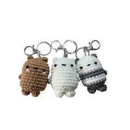 [Ready Stocks]We Bare Bears Amigurumi Keychain