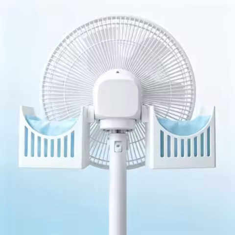 Electric Fan Ice Pack Holder, Floor Fan Ice Box Holder, Fan Ice Box Cooling Accessory, Simple Cold A