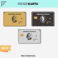 Skin Card, ATM American Express AMEX Theme | Decorative ATM Card Sticker, Apartment Card - Waterproo