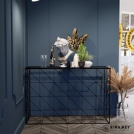 RINA HEY SVIZRA/76 โต๊ะกลาง โต๊ะข้าง โต๊ะอเนกประสงค์ โต๊ะคอลโซล โครงทำจากเหล็ก Console Table W120 X