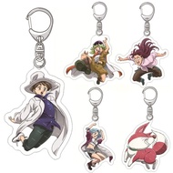 Japanese Anime The Seven Deadly Sins keychain Seven Deadly Sins b02 Backpack bag decoration accessor