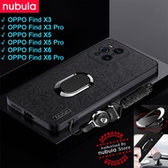 NUBULA For OPPO Find X3 Pro | Find X5 Pro X5 | Find X6 Pro X6 Casing Bark Texture Leather Feeling hp