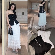 EXTREMELY LUXURY STYLISHED SLIM BRA WITH BIG STONE BUTTONS (A52)