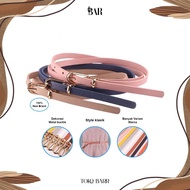 Belt LeatherWanita / Belt PU Leather Belt Buckle Woman Belt