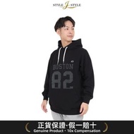 (日本平行進口)new balance-New Balance（男士）900法国特里82波士顿印刷连帽衫AMT35107BK套头衫