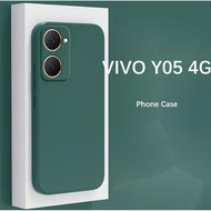 READY STOCK! For VIVO Y05 4G Case Fall prevention Silicone Full Case Classic Solid Color Phone Case 