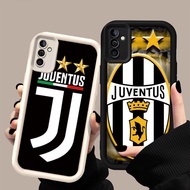 GK-42 JUVENTUS Black and white silicone Casing for Samsung A34 A24 FE S25 A25 A35 A17 S24 A26 Ultra 