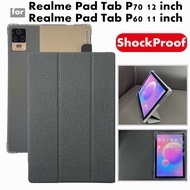 Flip Case for Realme Pad Tab P70 Pro 12 inch Tablet Ultra-thin PU Leather+TPU Stand for Realme P60 1
