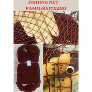 Pamo fishing net 9x17x 200 x100 meters