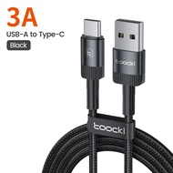 สาย3A toocki USB Type C ที่ชาร์จชาร์จเร็วชนิด C สาย USB-C สำหรับ Xiaomi redmi realme poco F5สมาร์ทโฟน5g