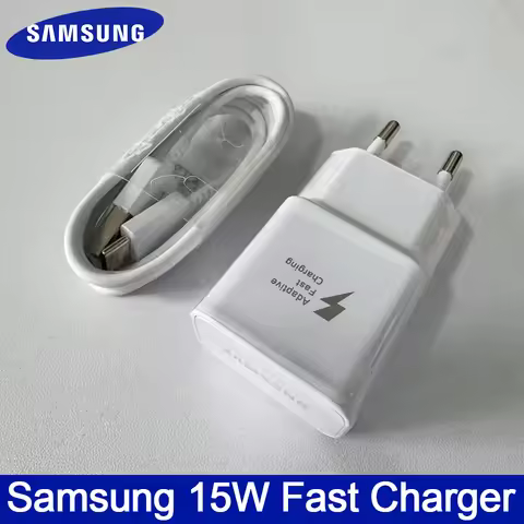 Samsung 15W Super Fast Charger EU US Travel Power Adapter For Galaxy S10E S9 S8 A15 A14 A24 A13 A12 