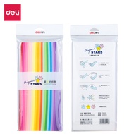 Giấy gấp sao 1000 tờ nhiều màu Deli - làm quà tặng origami lucky star paper - 74834/74835 . . . .