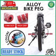 Bicycle Alloy Peg (High Quality) One Pair / Bicycle Foot Stand Peg / Colour Bicycle Alloy Peg