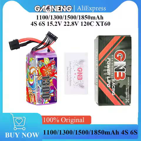 GAONENG GNB 1100mAh 1300mAh 1500mAh 1850mAh 4S 15.2V 6S 22.8V 120C XT60 For RC Helicopter Quadcopter