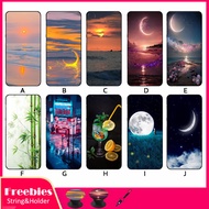 For OPPO Reno/ Realme 5/5i/A92S/Reno4 Z/A93/F17/A73 2020 Mobile phone case silicone soft cover, with the same bracket and rope