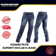 Komine PK718 Superfit Kevlar D Jeans Jeans Komine