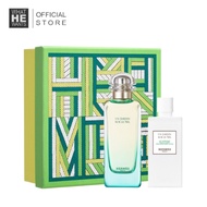 Hermes Un Jardin Sur Le Nil 2-Piece Gift Set | Eau de Toilette 100ml + Body Lotion 80ml | Fresh Gree