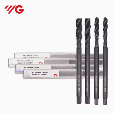 Korea Original YG-1 Long Shank 100L 120L 150L Spiral Fluted Tap M3 M4 M5 M6 M8 M10 M12 Machine Screw