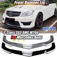 W204 C63 Car Front Bumper Lip Splitter Diffuser Spoiler Guard For Mercedes Benz C Class W204 S204 C6