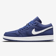 NIKE AIR JORDAN 1 LOW WMNS DEEP ROYAL BLUE WHITE PURPLE ORIGINAL
