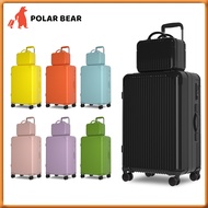 POLAR BEAR【Set Bagasi】Set Bagasi 20/24/24 Inci Beg Beg Beg Perjalanan Bagasi