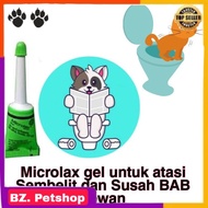bz petshop - Microlax gel anti sembelit susah BAB yang AMAN untuk anjing dan kucing