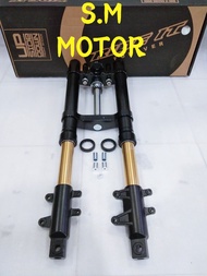Upside Down Vixion As Shock Gold Shock Depan Double Disc Vixion Byson Scorpio USD Merk Ride-it Model