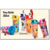 Tupperware Bottle 260ml (1 Pc) little pony kids bottle kindergarten girl boy bottle botol sekolah gi