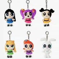 The Power-puff Girls Plush Bunny Doll Keychain Hanni Danielle Minji Haerin Hyein Cute Plush Backpack