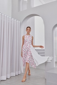 ROSSARIN - เดรส Serena ลายผ้าซากุระ