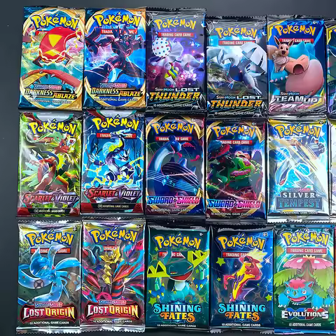 30pc choose Pokemon Cards GX Tag Team Vmax EX Mega Energy Shining Pokemon Card Game Carte Trading Co