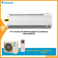 Daikin 1.0HP R32 Non Inverter Wall Mounted Air Conditioner / Aircond FTV28PV1L /RV28FV1P