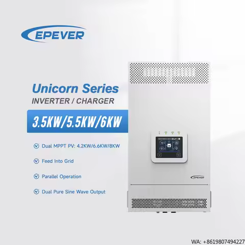 EPEVER 6kva Hybrid Solar Inverter Solar Storage Inverter on Grid off Grid 48V 6KW
