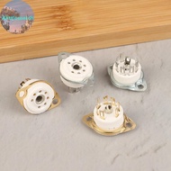 Alittlesearch 2 PCS 7pin B7G Ceramic Vacuum Tube Socket Valve Base For 6Z4/EAA91/EC92, Etc. Vintage 