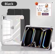 Others - 適用於iPad 10.2" 2021/2020/2019 亞克力平板保護套 智能睡眠功能防撞殼 [黑色]