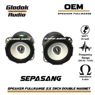 Speaker 25 inch 8 ohm 25 watt magnet besar