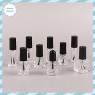Adfz 3/4/5/8/10/15ml Sub-packed Nail Polish Bottle Nail Gel Empty Bottle with Brush Glass Empty Bott