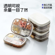 Zhiben Portable Pill Box Sub-Packing Box Seven Days Portable Small Size Sub-Medicine Device Sub-Comp